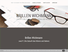 Tablet Screenshot of brillenwichmann.de